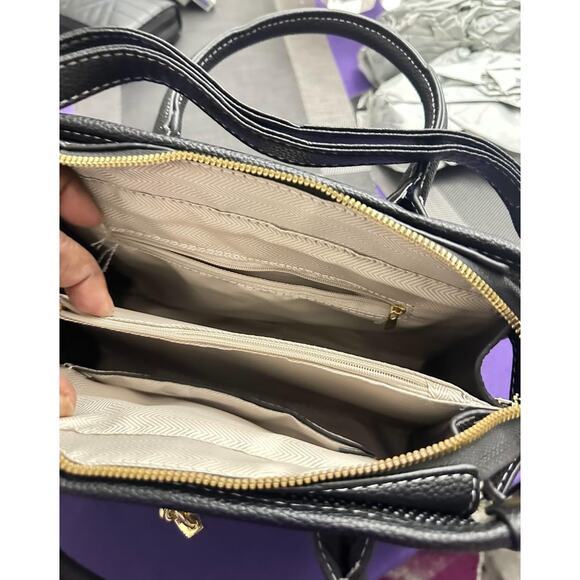 TRBSXRT Cloth Clash Color Bag for Women, Large Capacity Striped Designer Handbag - Picture 4 of 6